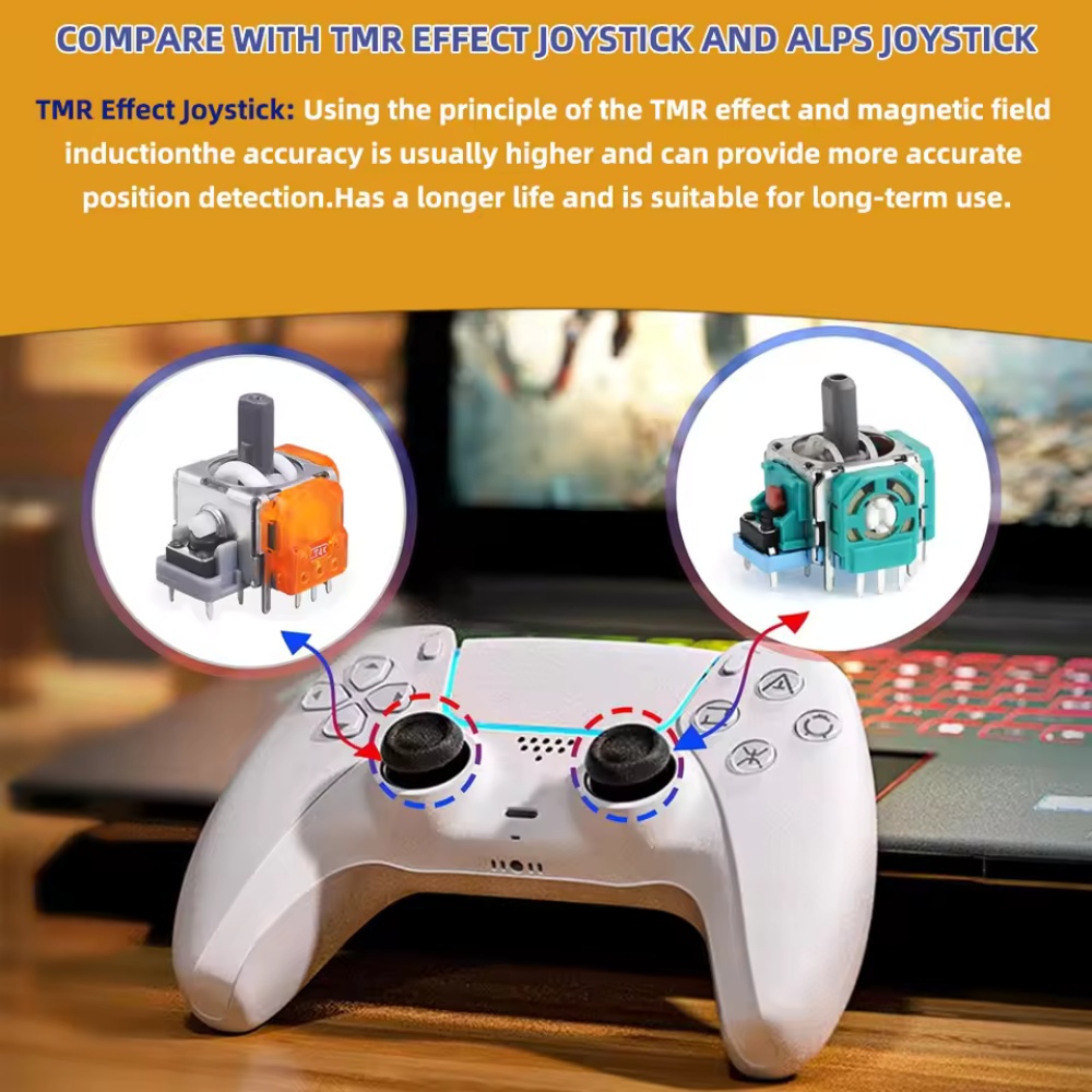 2-10Pcs Replacement TMR Effect - Sony Controller Dualsense recension och pris