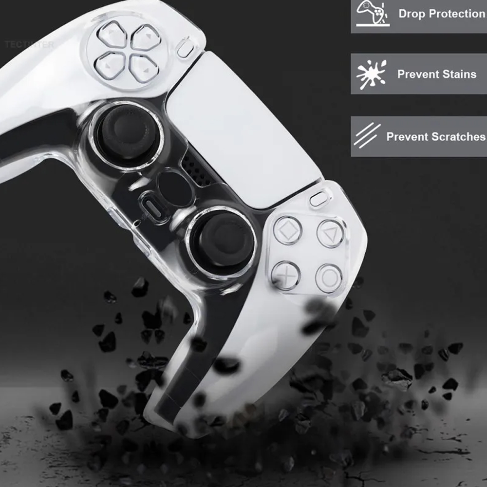 Clear Transparent PC Hard Prot - Sony Controller Dualsense recension och pris