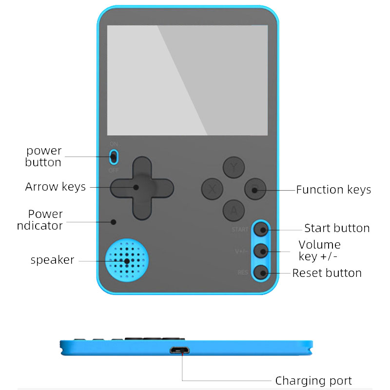 k10 Thin Handheld Game Console - Gaming Console G5 recension och pris