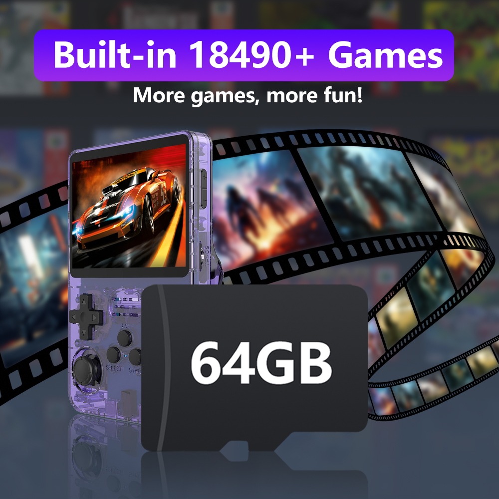 64GB Game Card for R36S Game C - Gaming Console Emulator recension och pris