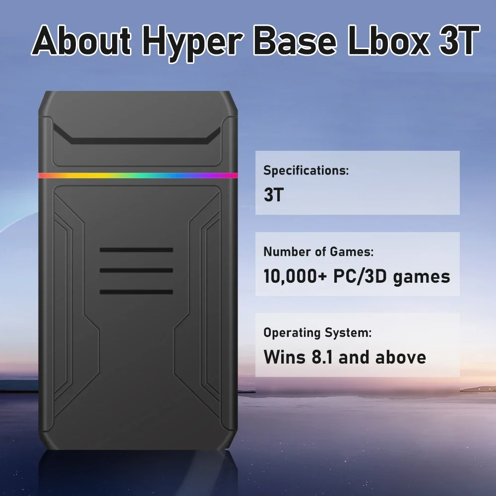 3TB Launchbox Portable Gaming  - Gaming Console.Emulators recension och pris