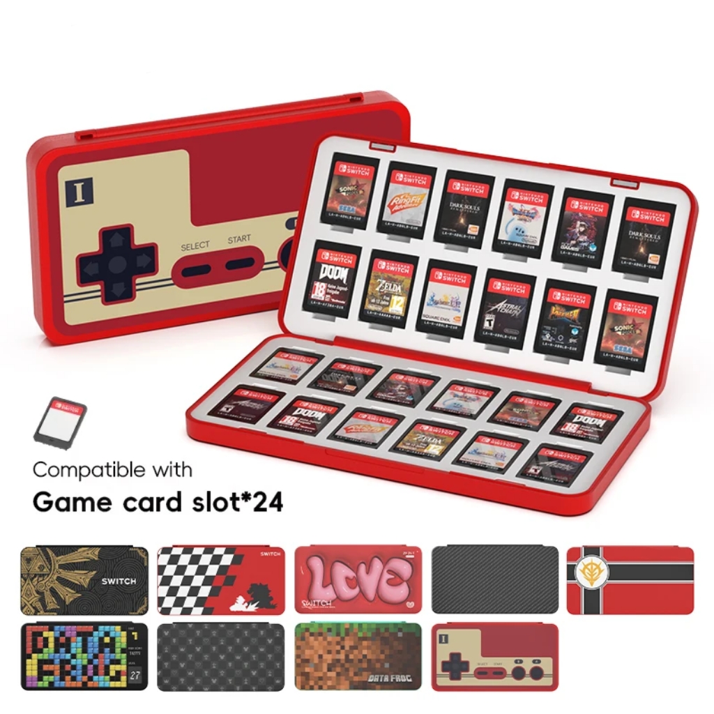 24 in 1 Game Card Case for Swi - Nintendo Console Switch Lite recension och pris
