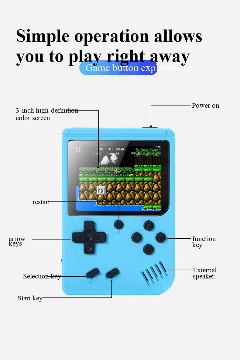 Retro Handheld Games Console B - Gaming Console G5 recension och pris