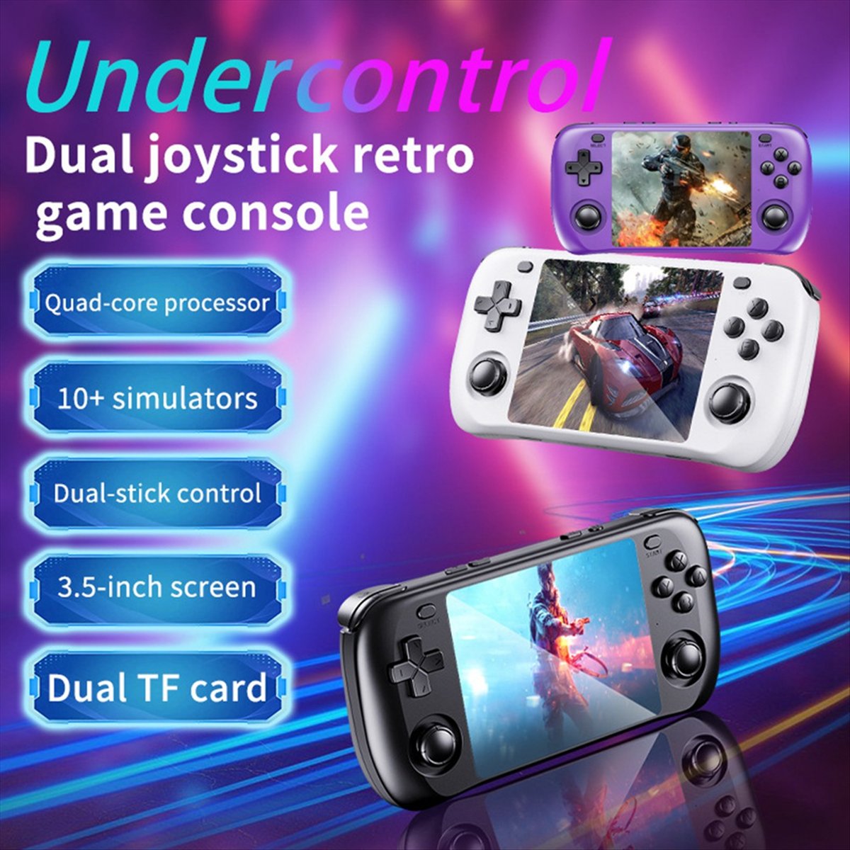 BEST CHOICE）H36S 3.5 Inch Pock - Gaming Console.Emulators recension och pris