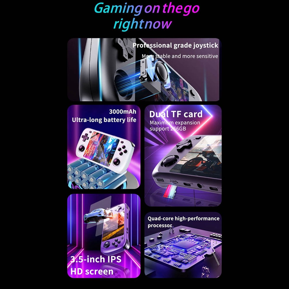 BEST CHOICE）H36S 3.5 Inch Pock - Gaming Console.Emulators recension och pris