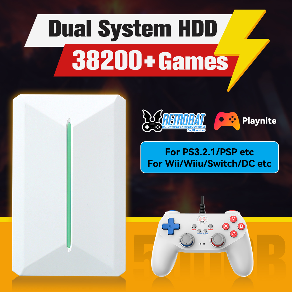 Retrobat＆Playnite System HDD R - Gaming Console Emulator recension och pris