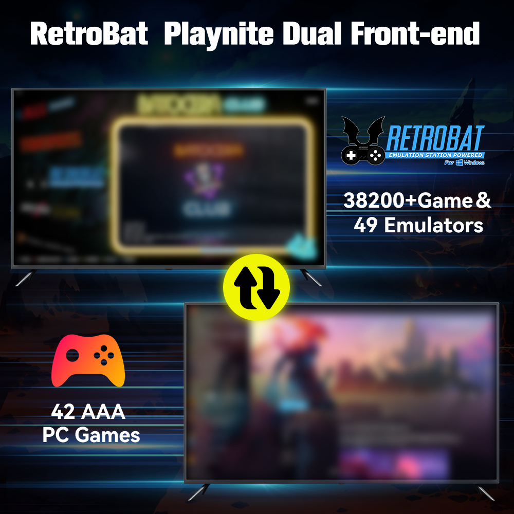 Retrobat＆Playnite System HDD R - Gaming Console Emulator recension och pris