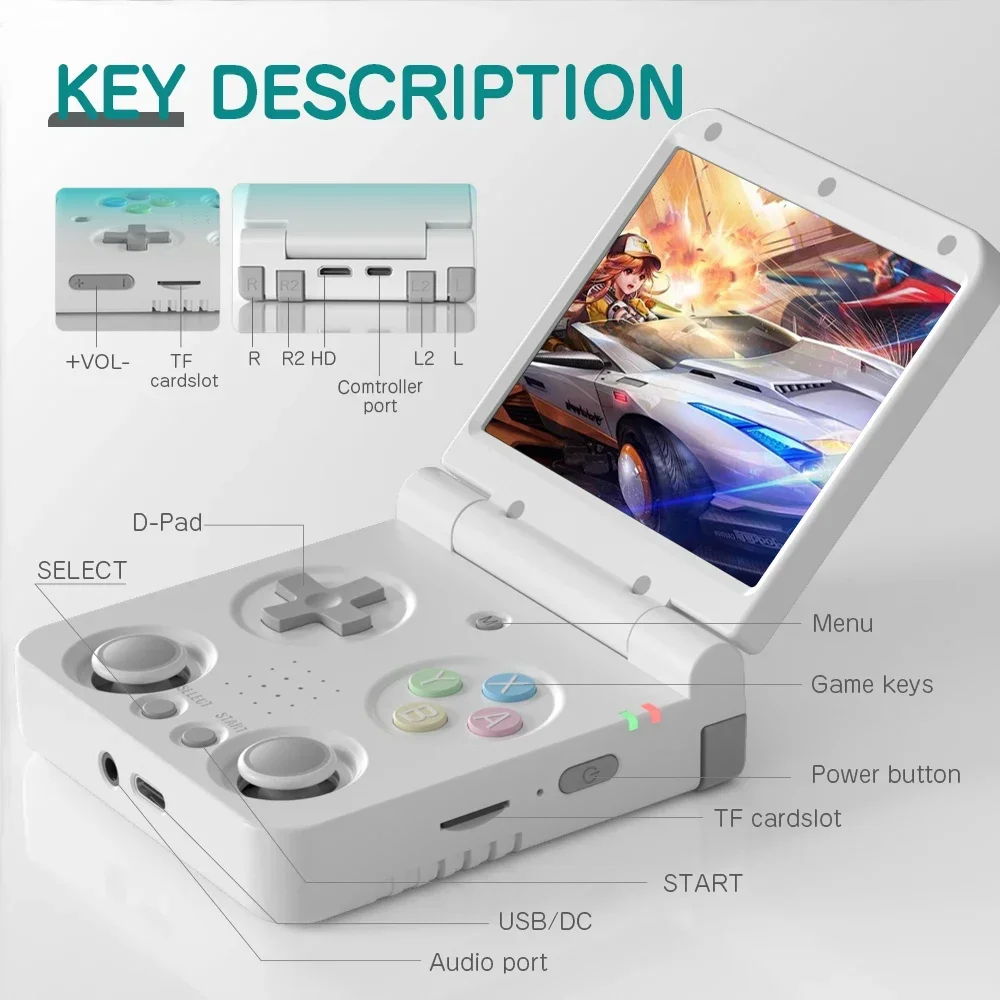 MIYOO Flip V2 Handheld Game Co - Gaming Console Zone recension och pris