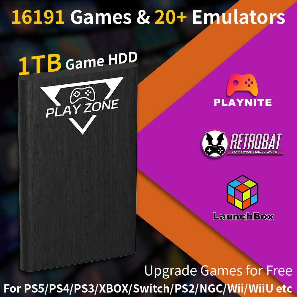 Play Zone 1TB Portable Gaming  - Gaming Console Zone recension och pris