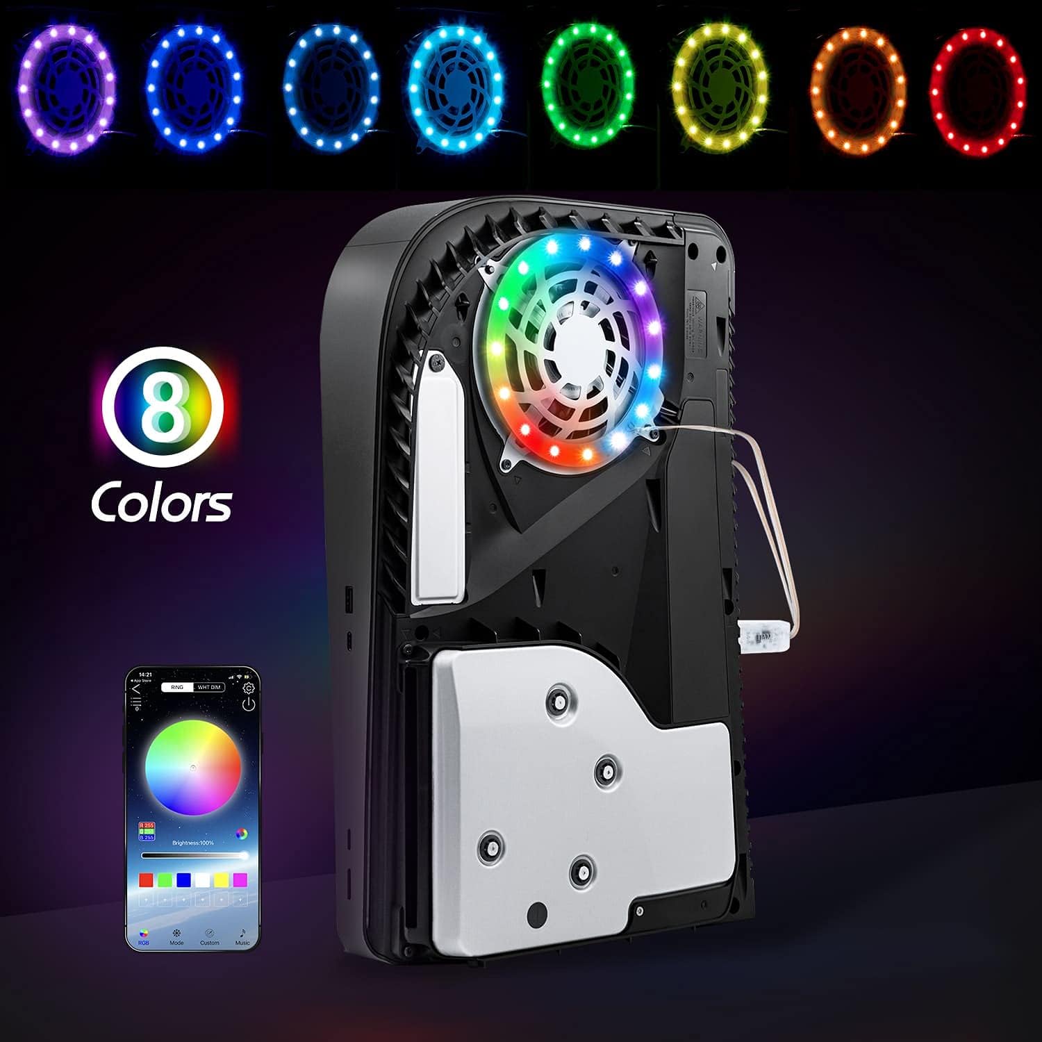 RGB LED Light Strip For PS5 Pr - Gaming Console Sony recension och pris