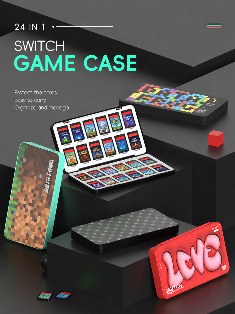 DATA FROG 24‑in‑1 Game Card Ho - Nintendo Console Switch Lite recension och pris