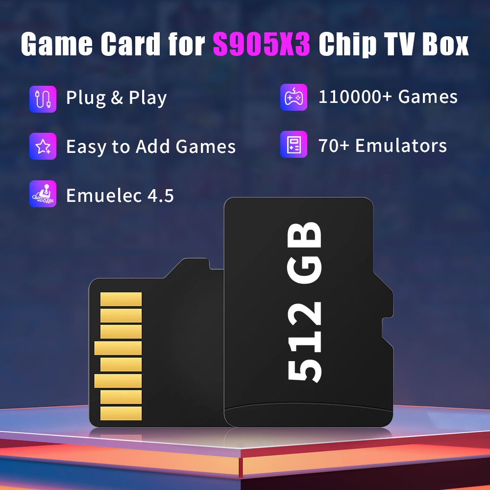 Game TF Card for S905X3 Chip T - Gaming Console Emulator recension och pris