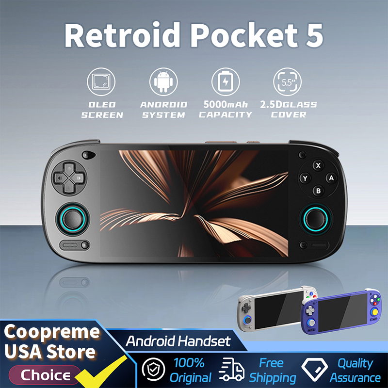 Retroid Pocket 5 Handheld Game - Gaming Console G5 recension och pris